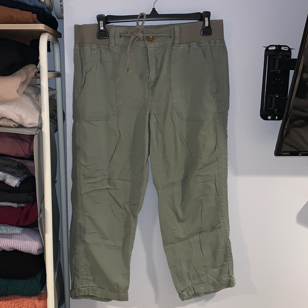 Green joggers